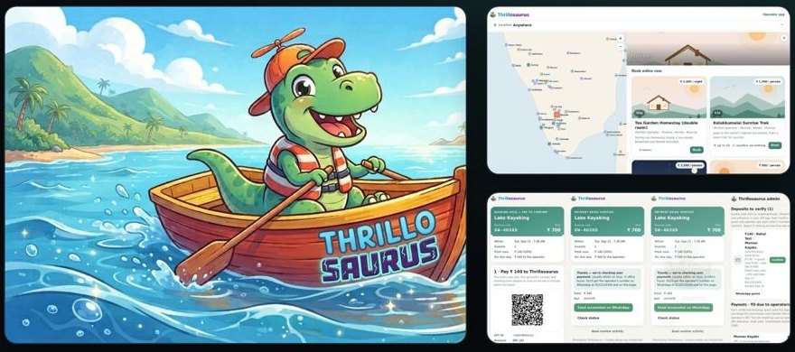 Thrillosaurus adventure booking marketplace