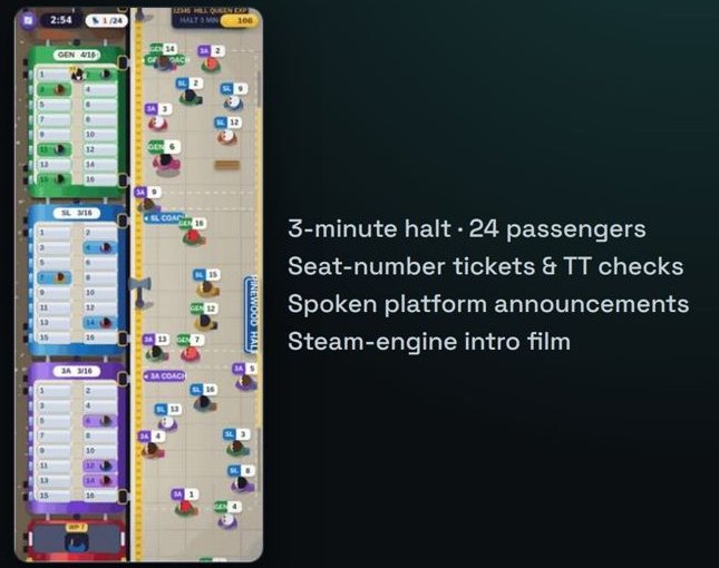 Train Yard mobile puzzle game